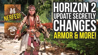 Horizon Forbidden West Update 1.08 Secretly Changes Armor Sets & Way More (Horizon 1.08)