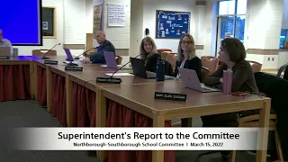 Northborough-Southborough Regional School Committee Meeting - March 16, 2022