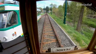 Jízda po zrekonstruované tramvajové trati Vratislavice nad Nisou - Jablonec nad Nisou