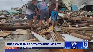 Rescue, cleanup efforts underway in Florida after Hurricane Ian