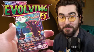 I pulled one of the best cards in Evolving Skies… *INSANE LUCK*