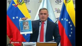 Fiscal Tarek William Saab, rueda de prensa sobre mafias extorsionadoras / terroristas en Zulia