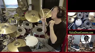 Nick's Drum Lessons Live Stream - "You Can't Always Get What You Want" & "Use Me" Embellishments