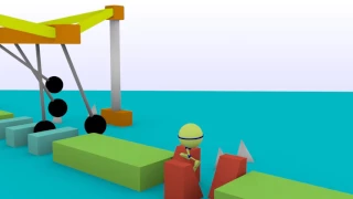 Ballie, Bouncing ball, Tailball, and Pendulum in one animation (Blender 3D)