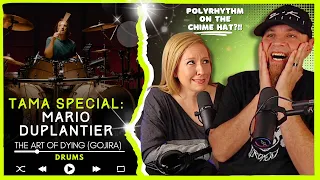 TAMA - MARIO DuPLANTIER (Gojira) "The Art of Dying" Drum Play Thru  // Audio Engineer & Wifey React