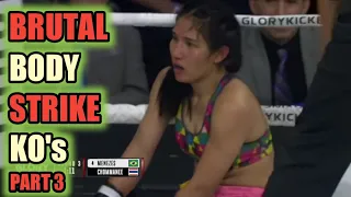 Female Most Brutal Body Strike Knockouts of All Time | Part 3