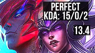 YONE vs SYNDRA (MID) | 15/0/2, Legendary, 7 solo kills, 700+ games | EUW Master | 13.4