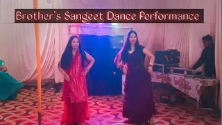 Brother's Sangeet Dance performance by Sister's | Surprise dance by Sister's | Bollywood Mashup