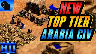 *BROKEN ECO* The New TOP TIER Arabia Civilization | AoE2