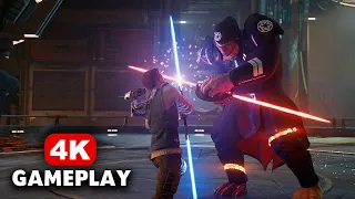 Star Wars Jedi Survivor - Cal Kestis vs Ninth Sister Boss Fight (PS5 4K 60FPS)