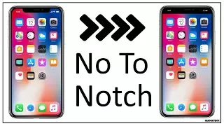 How To Remove iPhone X Notch | Free