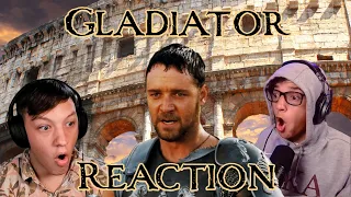 Gladiator MOVIE REACTION!!! FIRST TIME WATCHING!!