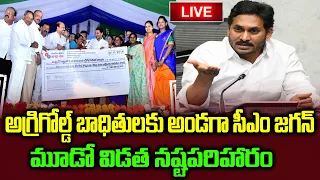 AP CM YS Jagan live | Disbursing Financial Assistance to Agrigold Victims Live | #YSJaganLive | YCP