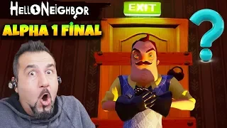 GİZLİ KAPININ KİLİDİNİ SONUNDA BULDUK! ARKASINDA NE VAR? | HELLO NEIGHBOR ALPHA 1 FİNAL