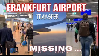 TRAVEL VLOG: Transit walk at FRANKFURT Airport + connection flight to HAMBURG at GATE A22 + MISSING