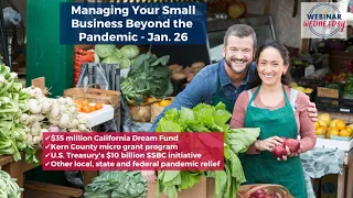 Managing Your Small Business Beyond the Pandemic - Jan  26