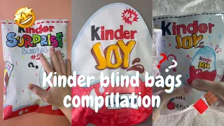 Kinder Blind Bags Compilation 🍫🤩