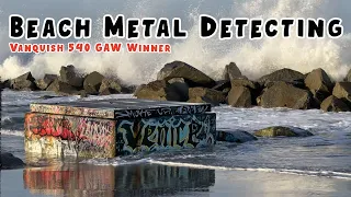 Beach Metal Detecting | Venice Beach, Ca : Vanquish 540 GAW Winner