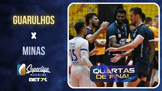 Jogo 1 | Guarulhos X Minas | MELHORES MOMENTOS | Superliga BET7K Masculino 23/24 - Quartas de Final