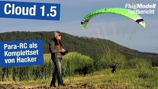 Cloud 1.5 Para-RC von Hacker – Test des Komplettsets – Gleitschirmfliegen leicht gemacht