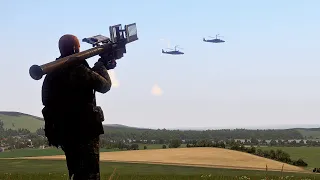 Stinger Füze Rusya Helikopter Yok Etme Simülesi - ARMA 3 Simulation Savaşı - ukrayna