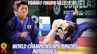 Yamato FUKUDA - 福田大和 - Gold Medalist - World Championships Juniors Individuals 2023- 柔道
