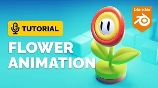 Blender 3D Fire Flower Animation Tutorial | Polygon Runway