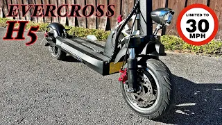 Best Cheap Amazon Electric Scooter [2022] - 28MPH - Cruise Control - 800w - Evercross H5!