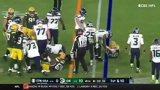 Rashan Gary’s arm injury vs the Seahawks