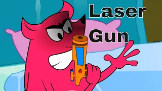 Laser Gun Ep - 40 - Pyaar Mohabbat Happy Lucky - Hindi Animated Cartoon Show - Zee Kids