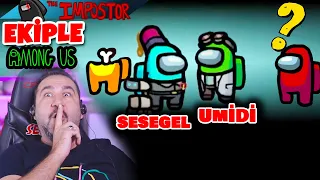 ÜMİDİYLE BİRLİKTE İMPOSTOR OLDUK! HERKESİ BİRBİRİNE DÜŞÜRDÜK! | 10 YOUTUBER AMONG US OYNUYORUZ