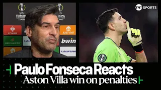"GOALKEEPER THE DIFFERENCE" 🧤 | Paulo Fonseca | Aston Villa beat Lille (4-3) on penalties #UECL