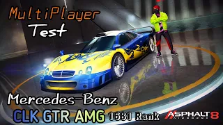 Mercedes Benz CLK GTR AMG 1681 Rank MultiPlayer Test After Update 60 Asphalt 8