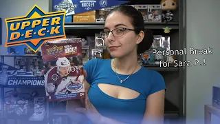 The Bonus YGs Continue! | 2020-21 UPPER DECK EXTENDED SERIES HOCKEY HOBBY BOX OPENING FOR SARA P.