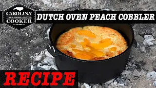 Dutch Oven Peach Cobbler Recipe by Carolina Cooker®