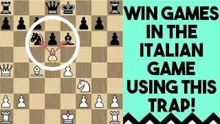 AN OPENING TRAP ON THE GIUOCO PIANO (ITALIAN GAME) | Chess Traps | SKYEchess