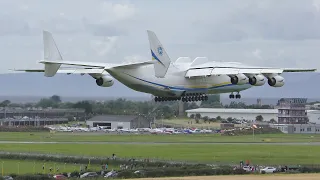 [4K] WORLD’S LARGEST PLANE | ANTONOV AN225 MRIYA Arrives & Departs Prestwick Airport August 2020