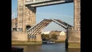 Tower Bridge развод моста для судов