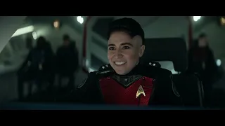 Star Trek Strange New Worlds S02E10 "I thought you were a test pilot" scene