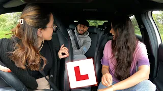 Mahwish's Driving Lesson + Lovejit Joins Us As A Passenger