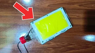 How to make 200 watt led flood light at home for indoor and outdoor Creative Diy Art