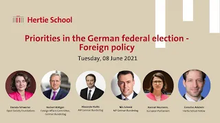 Priorities in the German federal election - Foreign policy (8 June 2021)