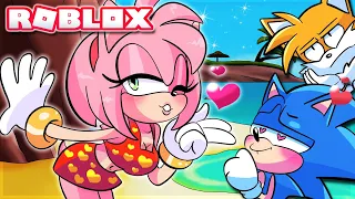 Amy Impresses Sonic! ❤️ - SONIC SPEED SIMULATOR! Fireworks Festival - ROBLOX (FT TAILS)