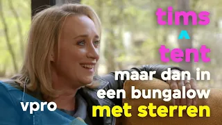 Eva Jinek in Tims ^ tent: maar dan in een bungalow met sterren