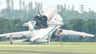 World's Heaviest NASA Space Shuttle Carrier Take Off Attempt [XP11]