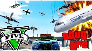 APOCALIPSIS DE AVIONES SUPER EPICO!! GTA V MOD PC THUG LIFE GTA 5 MOD PC Makiman