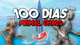 SOBREVIVO 100 DIAS en ARK PRIMAL CHAOS.. Y ESTO Es Lo QUE PASO #1