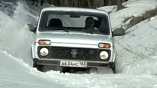Зимний тест-драйв Нива LADA 4x4 M (NIVA ВАЗ-21214), winter test-drive.