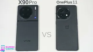 Vivo X90 Pro vs OnePlus 11 SpeedTest and Camera Comparison