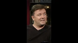 Ricky Gervais On American Vs. British "The Office" | Letterman #shorts